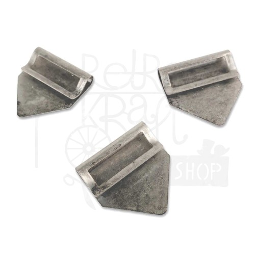 Ozdoby metalowe klipsy Curators Index Clips antyczne srebro 8szt VAE-35564 49 And Market