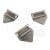 Ozdoby metalowe klipsy Curators Index Clips antyczne srebro 8szt VAE-35564 49 And Market
