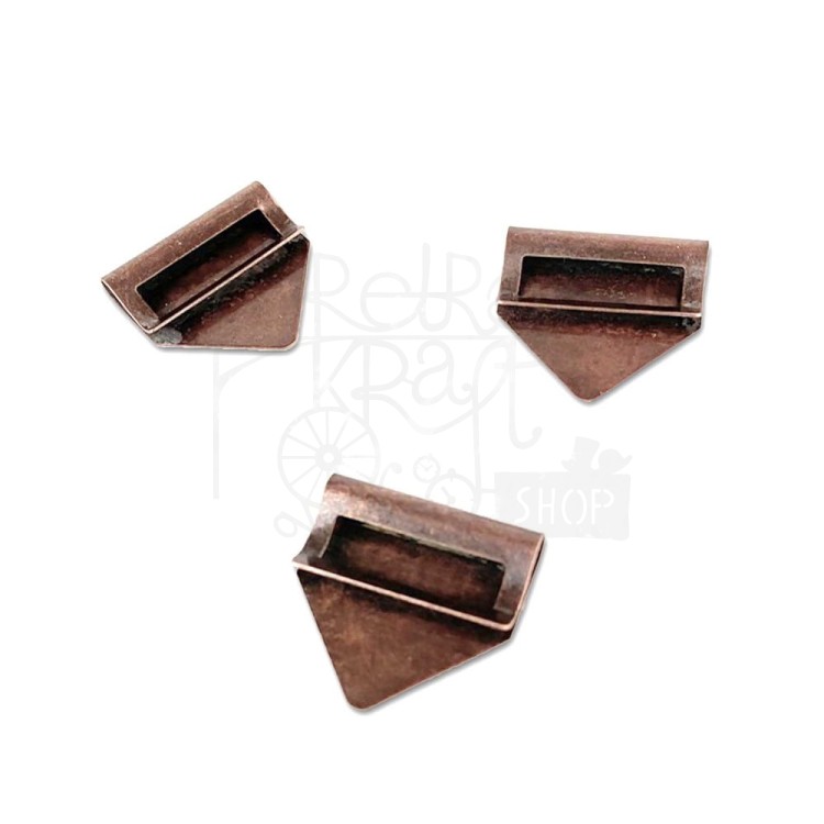 Ozdoby metalowe klipsy Curators Index Clips antyczny mosiądz 8szt VAE-35557 49 And Market