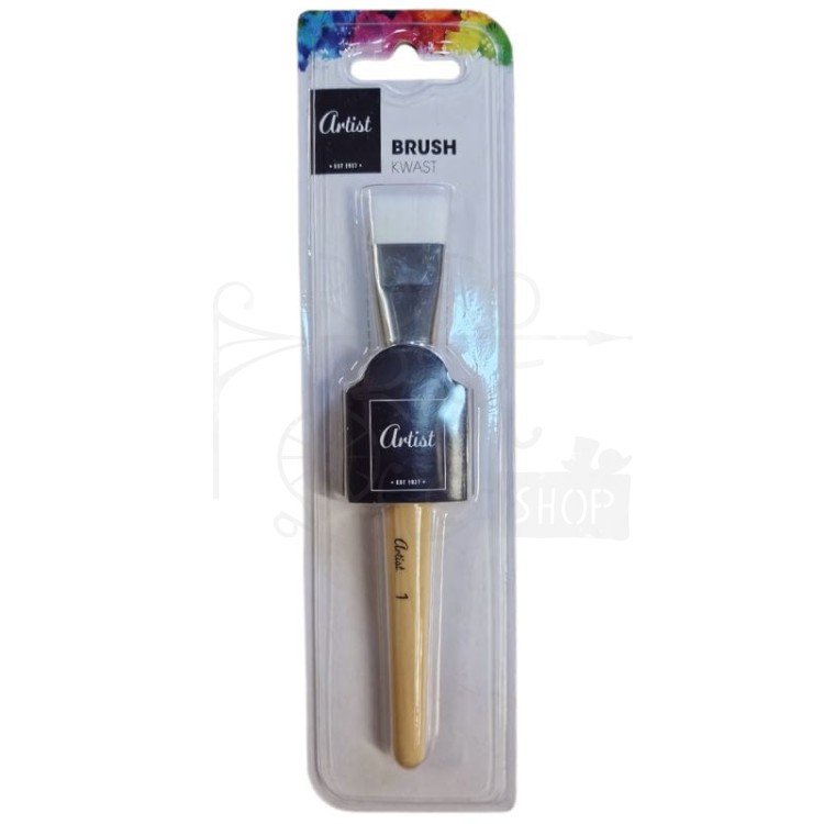 Pędzel nylonowy płaski 17mm 358517 Pentart