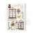Papier washi A5 Golden Harmony 8 arkuszy SBW11 Stamperia
