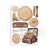 Papier washi A5 Golden Harmony 8 arkuszy SBW11 Stamperia