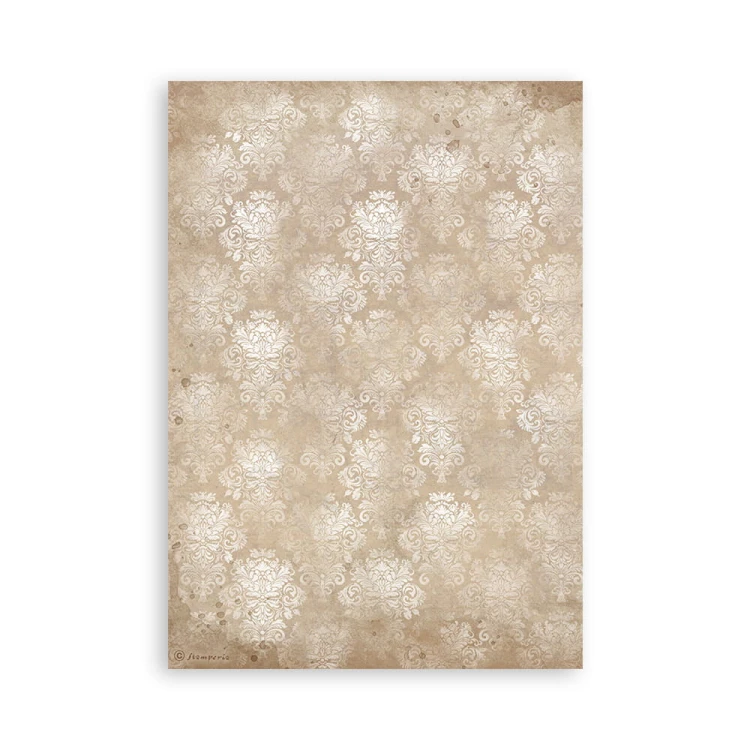 Papier washi A5 Golden Harmony 8 arkuszy SBW11 Stamperia