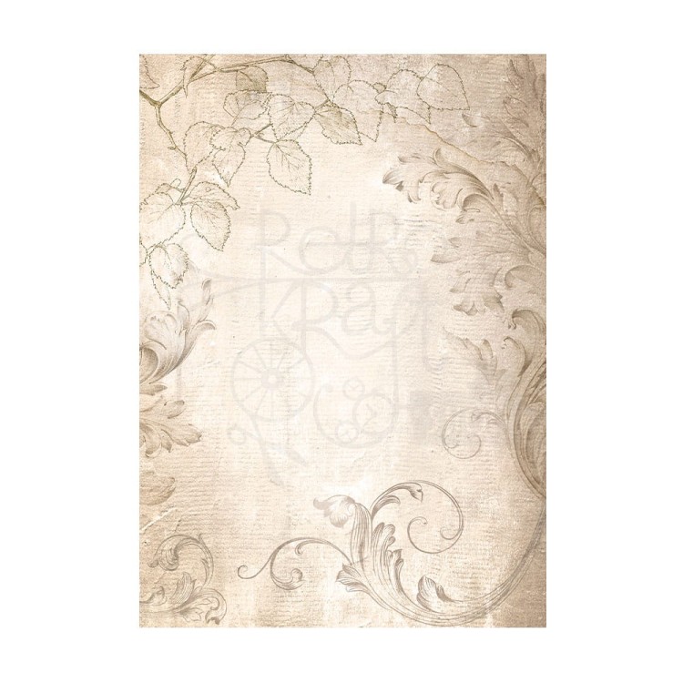 Papier ryżowy A6 Golden Harmony Backgrounds tła - zestaw 8szt DFSAK6029 Stamperia