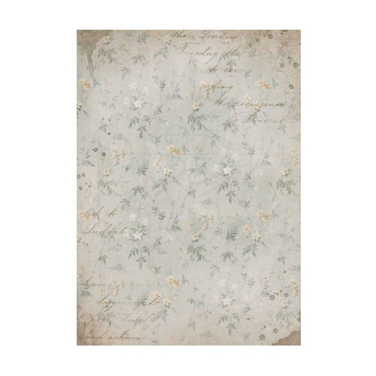 Papier ryżowy A6 Golden Harmony Backgrounds tła - zestaw 8szt DFSAK6029 Stamperia