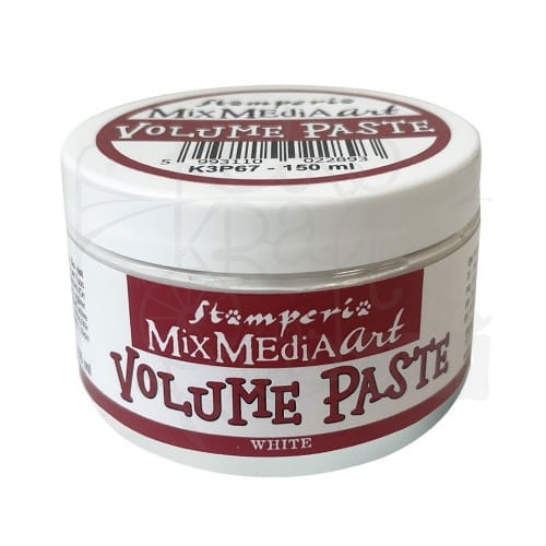 Pasta modelująca biała Mixedmedia Volume Paste 150ml K3P67 Stamperia