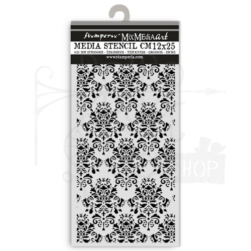 Szablon maska 12x25cm Golden Harmony Tapeta KSTDL103 Stamperia