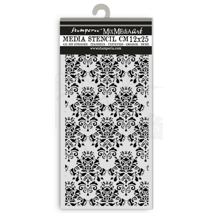 Szablon maska 12x25cm Golden Harmony Tapeta KSTDL103 Stamperia