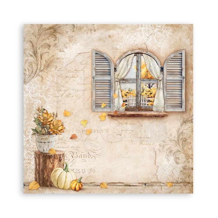 Zestaw papierów jednostronnych do scrapbookingu 20x20 Golden Harmony 22 arkusze SBBSXB05 Stamperia