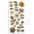 Ozdoby papierowe Die-cuts 15x30cm Golden Harmony 4 arkusze SBBCT01 Stamperia