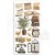 Ozdoby papierowe Die-cuts 15x30cm Golden Harmony 4 arkusze SBBCT01 Stamperia