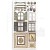 Ozdoby papierowe Die-cuts 15x30cm Golden Harmony 4 arkusze SBBCT01 Stamperia