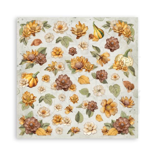 Zestaw papierów do scrapbookingu 20x20 Golden Harmony SBBS114 Stamperia
