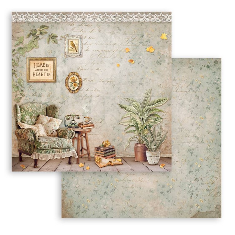 Zestaw papierów do scrapbookingu 20x20 Golden Harmony SBBS114 Stamperia