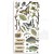 Ozdoby papierowe Die-cuts 15x30cm Forest 4 arkusze SBBCT02 Stamperia