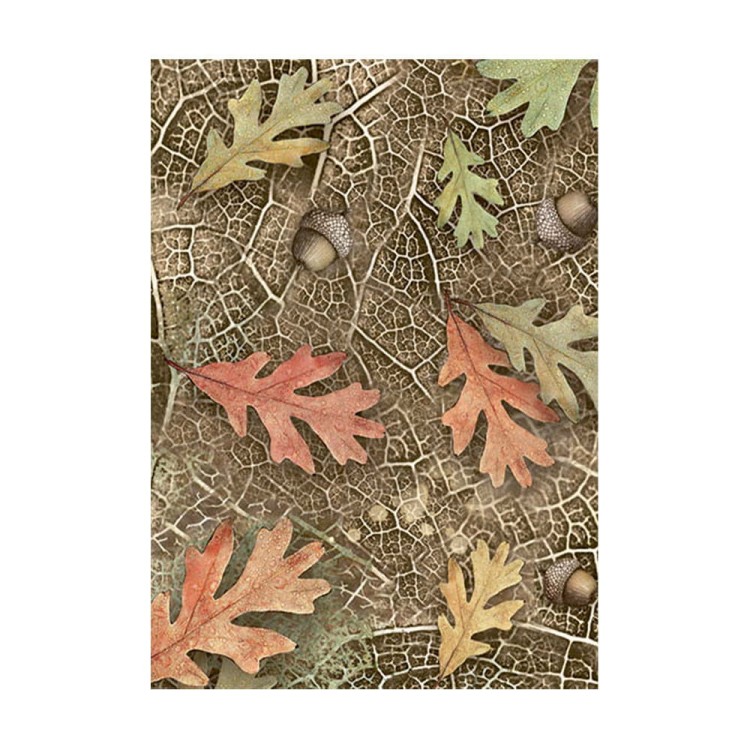 Papier ryżowy A6 Forest Backgrounds tła - zestaw 8szt DFSAK6030 Stamperia
