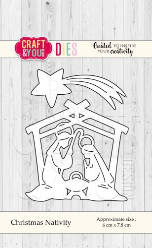 Wykrojnik Boże Narodzenie Christmas Nativity CW054 Craft&amp;You Design