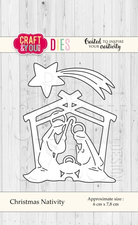 Wykrojnik Boże Narodzenie Christmas Nativity CW054 Craft&amp;You Design