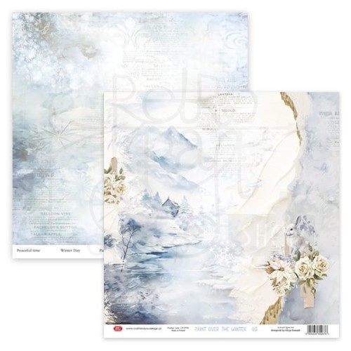 Papier do scrapbookingu 30x30 Paint Over The Winter 05 Craft&amp;You Design
