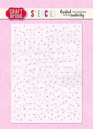 Szablon maska A6 Dots - Kropki SC001 Craft&amp;You Design