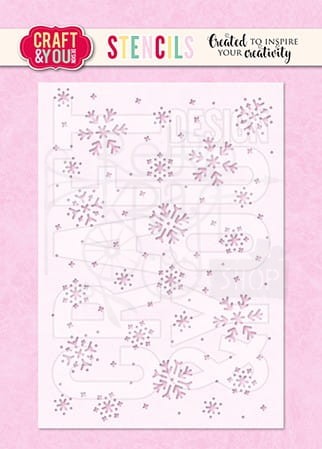 Szablon maska A6 Snowflakes - Płatki śniegu SC002 Craft&amp;You Design