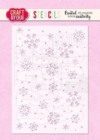Szablon maska A6 Snowflakes - Płatki śniegu SC002 Craft&amp;You Design