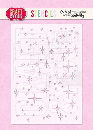 Szablon maska A6 Sparks - Iskierki SC003 Craft&amp;You Design