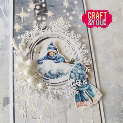 Szablon maska A6 Sparks - Iskierki SC003 Craft&amp;You Design