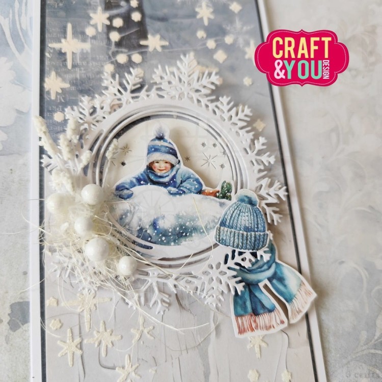 Szablon maska A6 Sparks - Iskierki SC003 Craft&amp;You Design