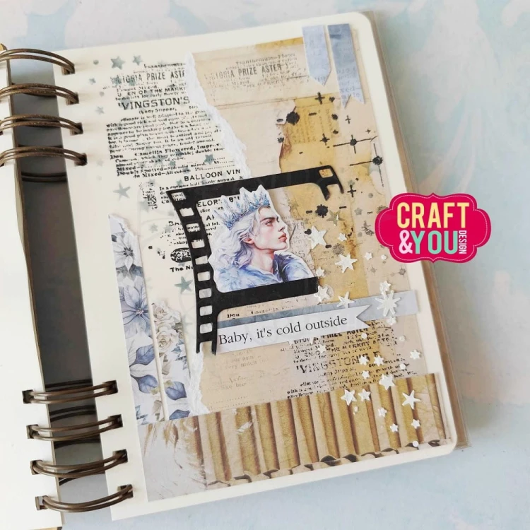 Szablon maska A6 Stars - Gwiazdki SC004 Craft&amp;You Design