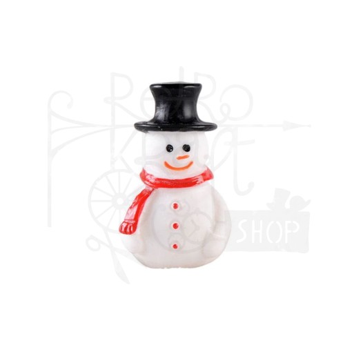 Ozdoba żywiczna miniaturka - Bałwanek
