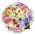 Naklejki do scrapbookingu i art journalingu foliowe - Kwiaty - 50szt