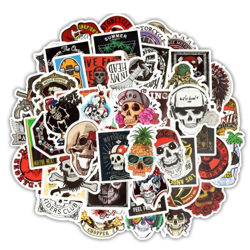 Naklejki do scrapbookingu i art journalingu foliowe - Halloween - 50szt