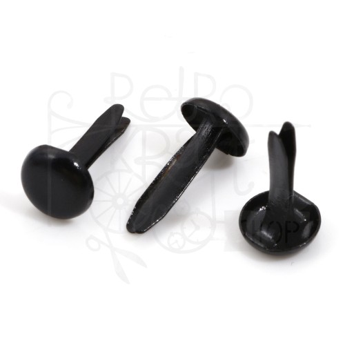 Ćwiek metalowy 15x8mm - czarny