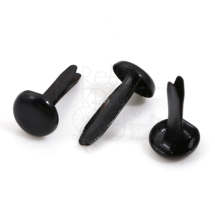Ćwiek metalowy 15x8mm - czarny