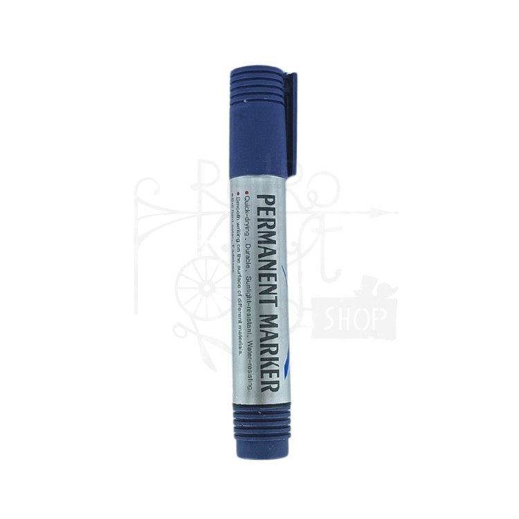 Marker pisak permanentny niebieski