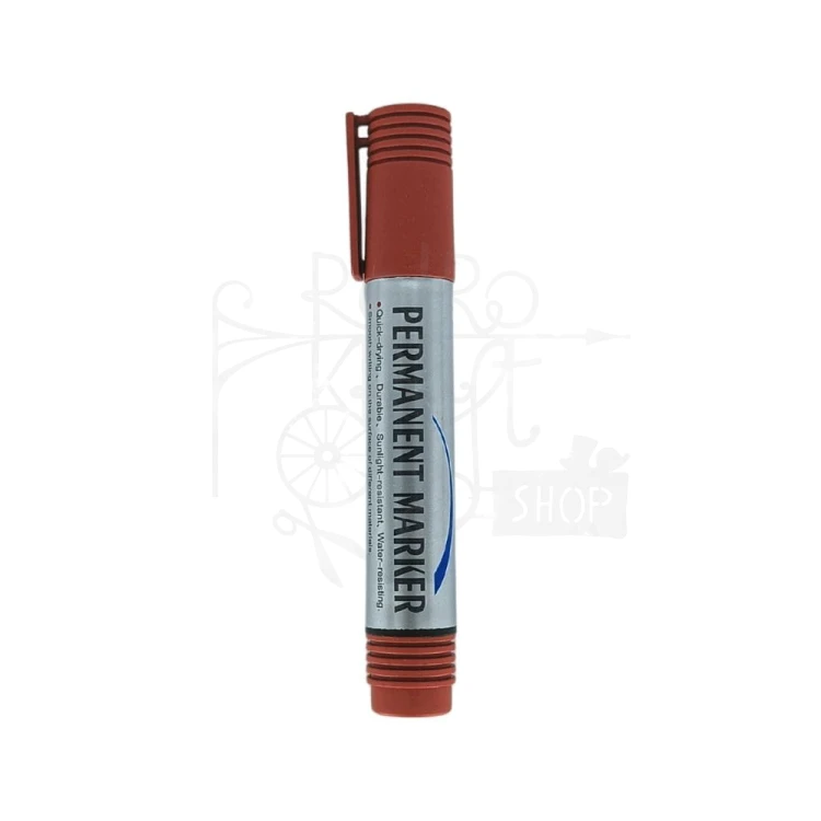 Marker pisak permanentny czerwony