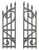 Ozdoby metalowe Idea-Ology Ornate Gates 2szt TH94159 Tim Holtz