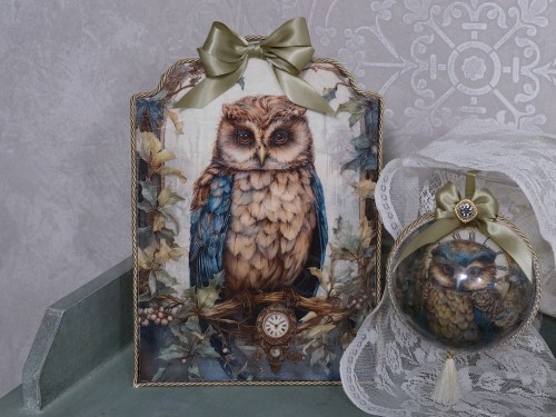 Papier ryżowy 24x33 Zimowa bajka 11 LBD387 LaBlanche