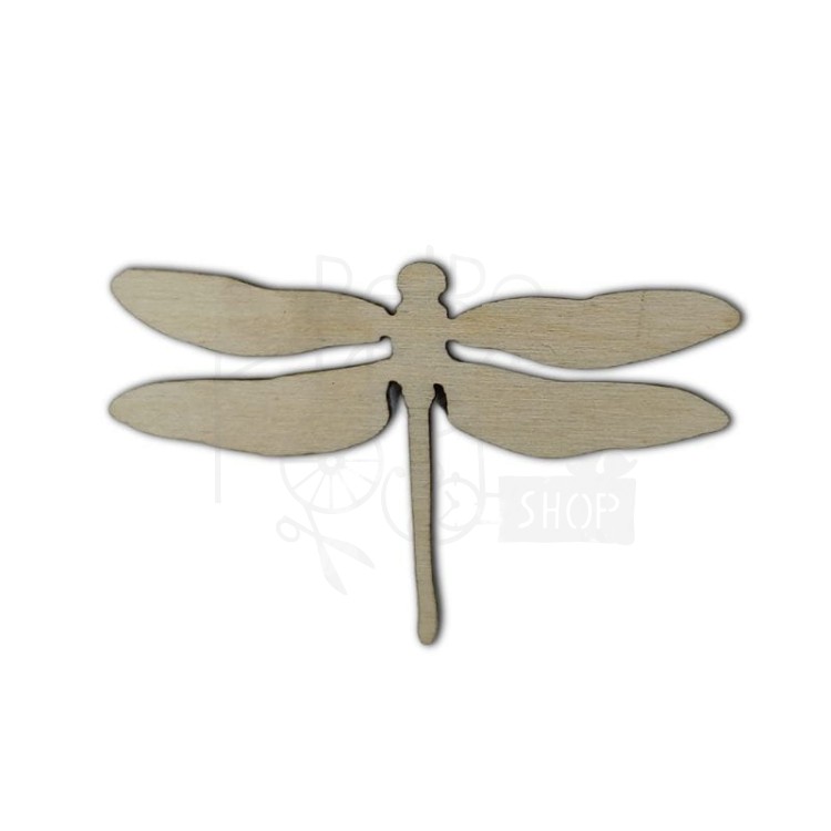 Ozdoba drewniana Ważka ze sklejki 35x21mm