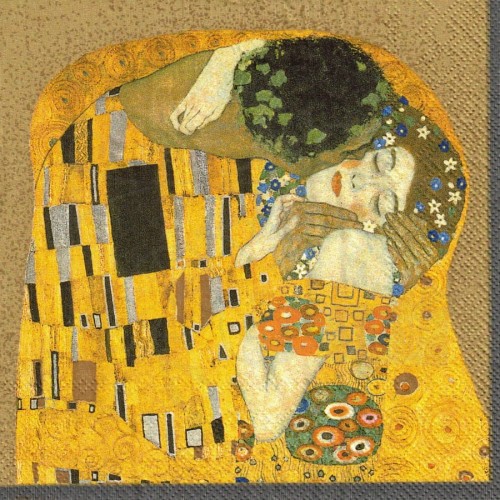 Serwetka 33x33 - Pocałunek - Klimt
