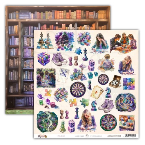Papier do scrapbookingu 30x30 Autumn Games STRATEGY UHK Gallery