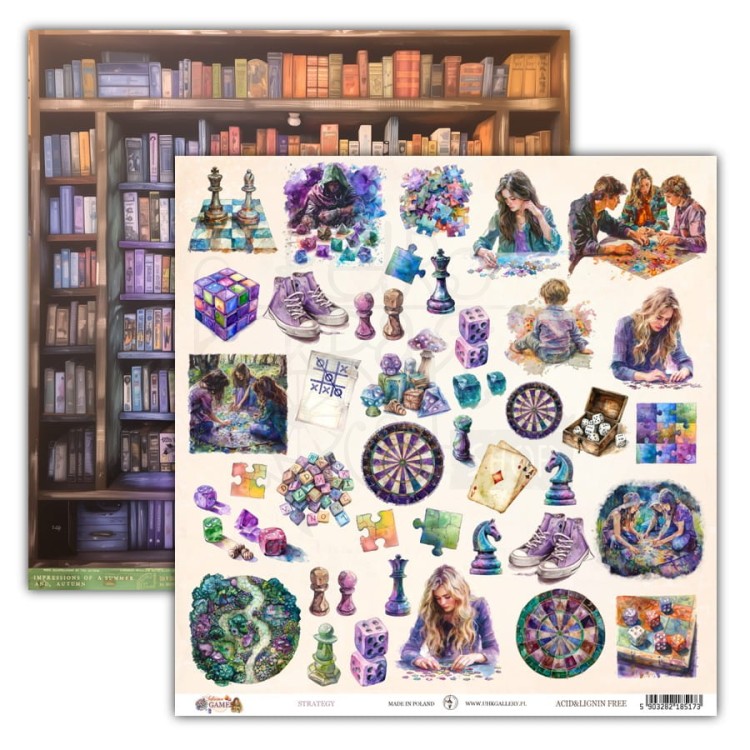 Papier do scrapbookingu 30x30 Autumn Games STRATEGY UHK Gallery