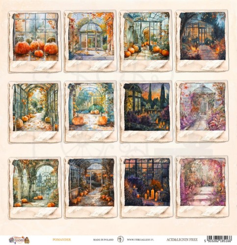 Papier do scrapbookingu 30x30 Autumn Games POMANDER UHK Gallery