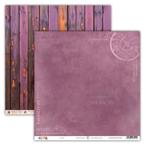 Papier do scrapbookingu 30x30 Autumn Games LILAC UHK Gallery
