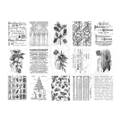 Idea-ology Collage Paper Christmas 30szt TH94409 Tim Holtz