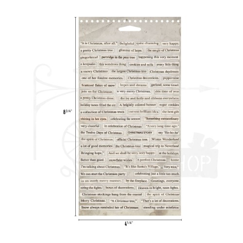 Naklejki Idea-Ology Sticker Book Christmas TH94415 Tim Holtz