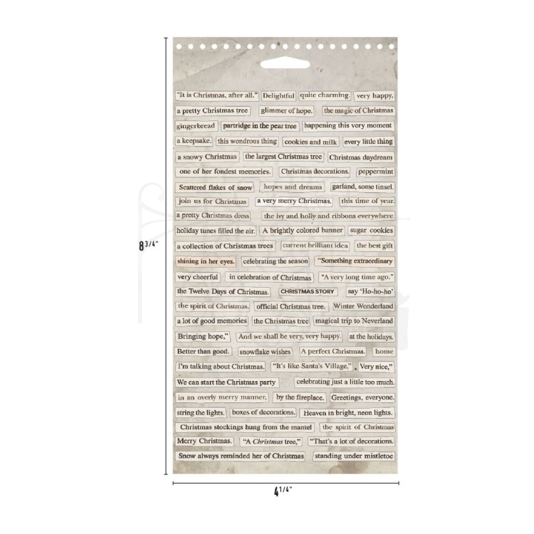 Naklejki Idea-Ology Sticker Book Christmas TH94415 Tim Holtz