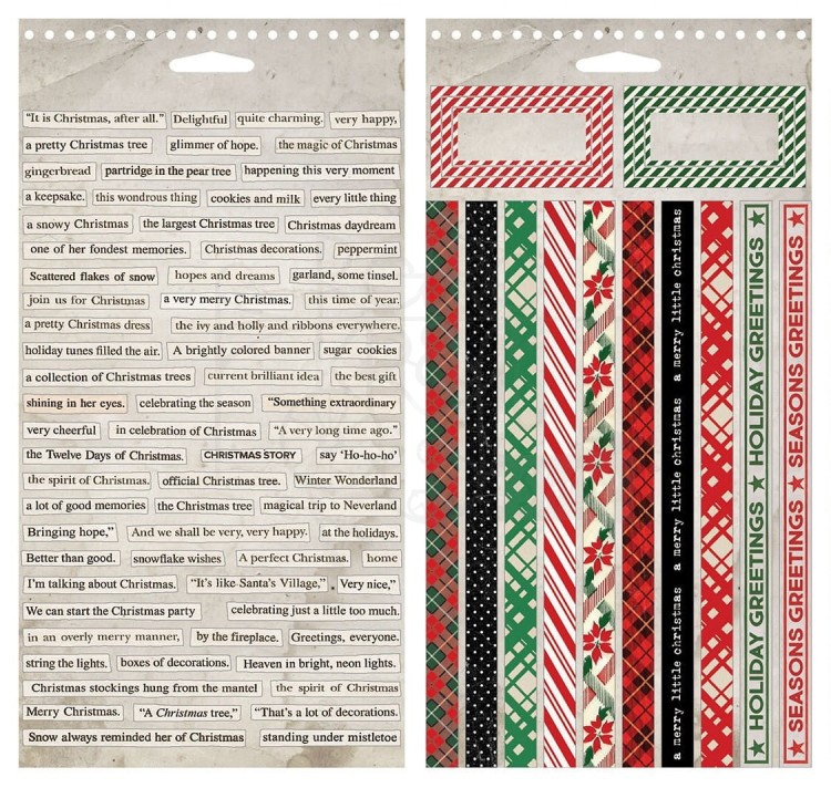 Naklejki Idea-Ology Sticker Book Christmas TH94415 Tim Holtz