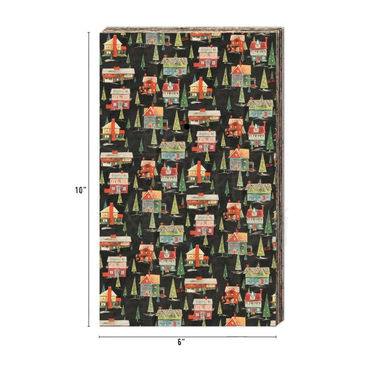 Ozdoby papierowe Idea-Ology Backdrops Christmas TH94406 Tim Holtz